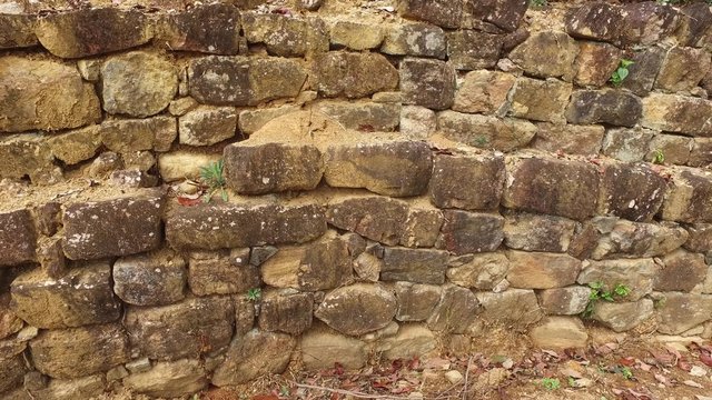 old brick wall outdoors