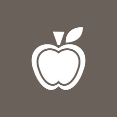 Drink Glass Icon on Dark Gray Color. Eps-10.