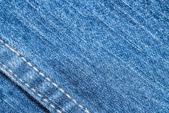 Blue jeans texture background.