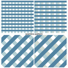 set of seamless patterns of strips and squares.