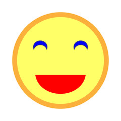 Smiling emoticon with smiling eyes 1.03