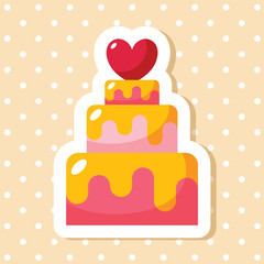 Valentine's day elements icon