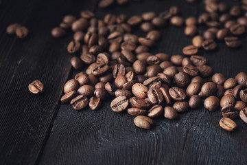 closeup of coffee beans