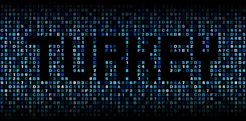 Turkey text on hex code illustration