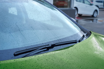 green car wipers