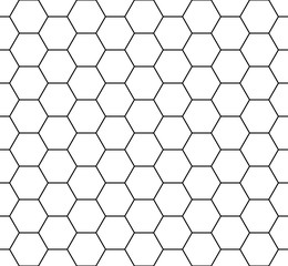 Vector modern seamless geometry pattern hexagon, black and white honeycomb abstract geometric background, subtle pillow print, monochrome retro texture, hipster fashion design