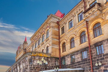 Obraz premium Old corn exchange in Rybinsk, Russia