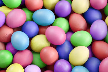 Fototapeta na wymiar multi color eggs, for easter holiday