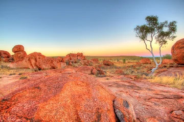 Foto op Plexiglas Karlu Karlu - Devils Marbles in outback Australië © totajla