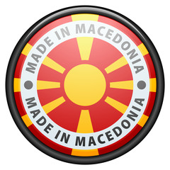 Made in Macedonia button