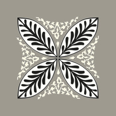 Flower mosaic ornate