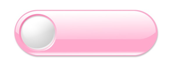 Obraz premium Glossy, modern search, browse button on white background.