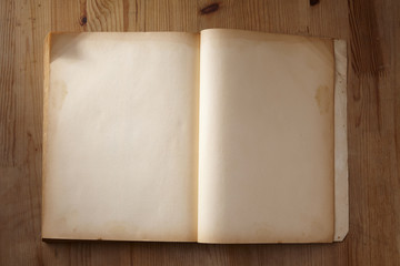 old blank book