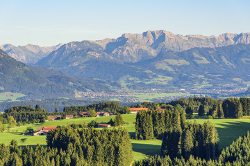 Illertal mit Allgäuer Alpen
