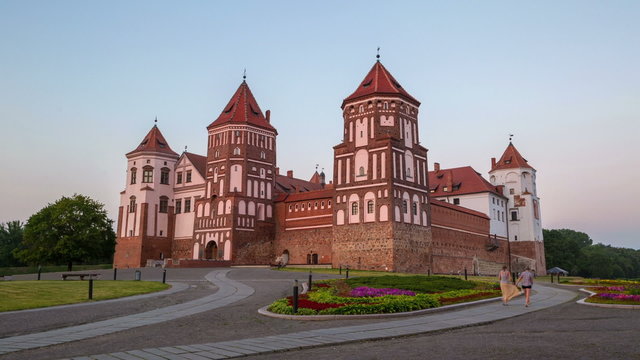 Medieval castle in Mir, Belarus