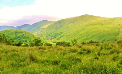 Obraz premium The Hartsop Valley in the English Lake District.