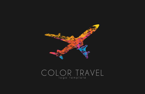 Airplane logo. travel logo design. Plane logo. Creative logo.