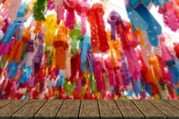 colorful paper lantern decoration for Yeepeng festival