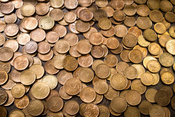 Coins background 