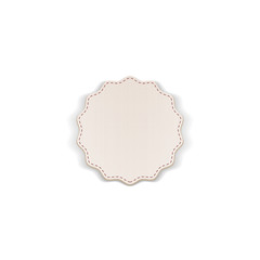 Realistic festive textile Banner Element