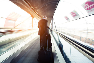 business travel speed concept