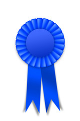 award ribbons with clipping path