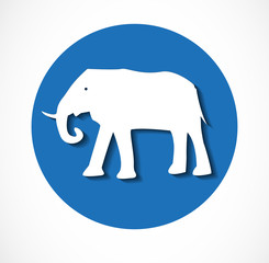 Vector Elephant Icon
