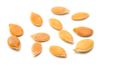 pumpkin seeds isolated