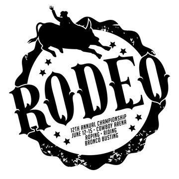 Rodeo brand. EPS 10 vector.