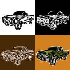 car truck 4x4 pickup off-road  © galimovma79