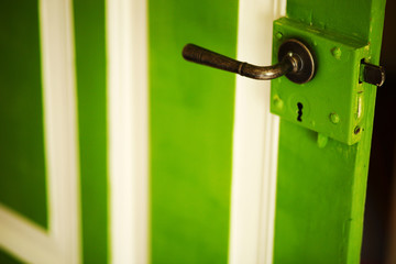 Door, antique, vintage, striped