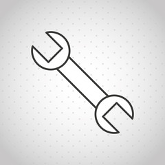 wrench icon design 