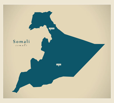 Modern Map - Somali ET