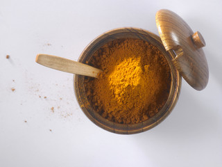 Obraz na płótnie Canvas turmeric powder