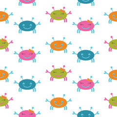 Fototapeta premium Colorful vector seamless pattern