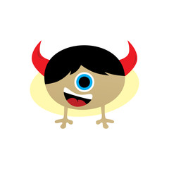 happy little monster