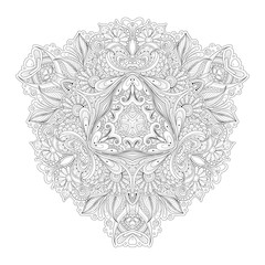 Fototapeta premium Vector Beautiful Deco Black Triangle