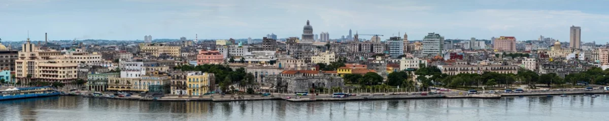 Tableaux ronds sur plexiglas Havana Vue panoramique sur La Havane, Cuba