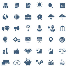 Business icons set