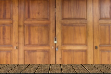 the old wooden door background