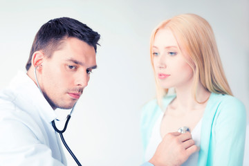 male doctor with patient