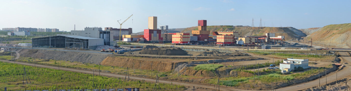 Mining and Processing Plant of Alrosa diamond mining company
