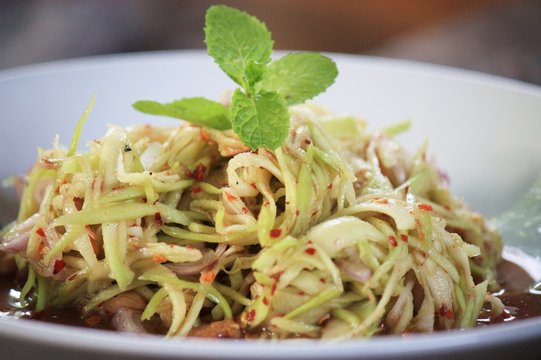 Thai Mango Salad,sour And Spicy