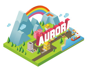 Aurora is one of  beautiful city to visit