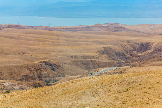 desert mountain landscape, Jordan, Middle East