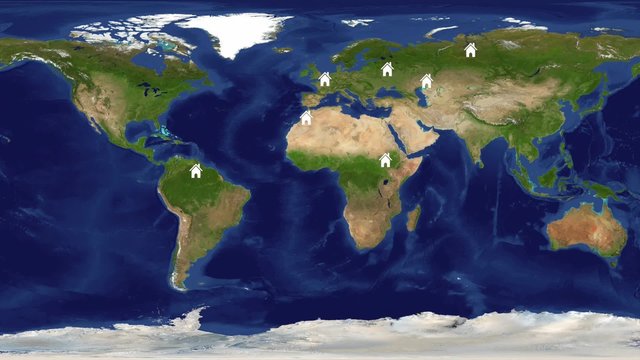 maisons dans le monde