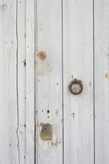 Old wooden door