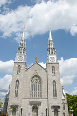 Fototapeta na wymiar Notre Dame Basilica - Ottawa - Canada