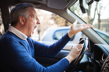 Angry driver