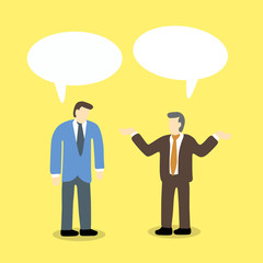 Business man Discussion.